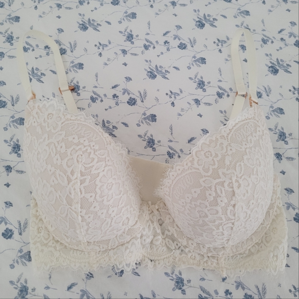 Aerie Balconette Lace Push Up Bra